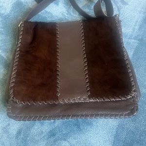 MADONNA‎ BAG Brown Calf Hair messenger